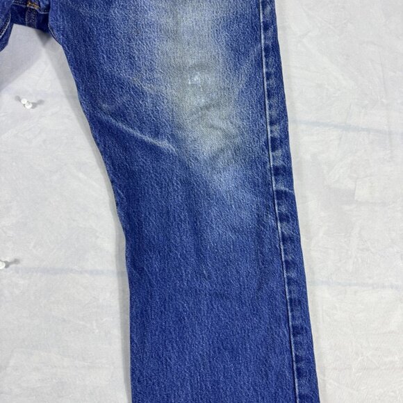 Levi's 501 Mens Straight Leg Jeans Blue Denim Faded 5-Pocket Outdoor Size 36x29 - Picture 7 of 16